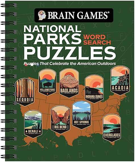 Brain Games - National Parks Word Search Puzzles: Puzzles That Celebrate the American Outdoors - Image 1