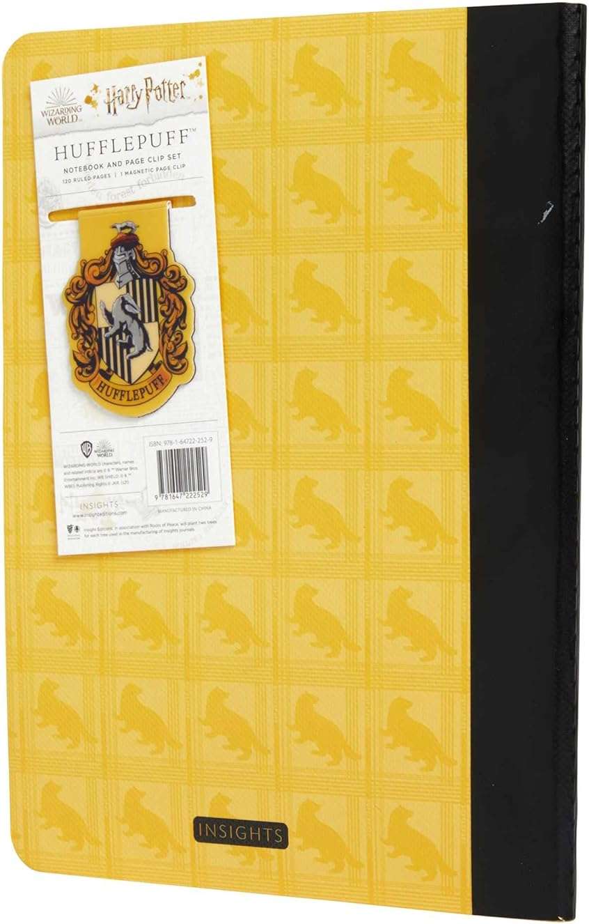 Harry Potter: Hufflepuff Notebook and Page Clip Set - Image 2