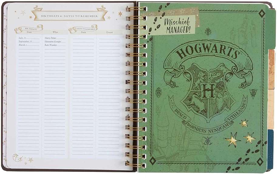 Harry Potter: Hogwarts 12-Month Undated Planner: (Harry Potter School Planner School, Harry Potter Gift, Harry Potter Stationery, Undated Planner) - Image 2