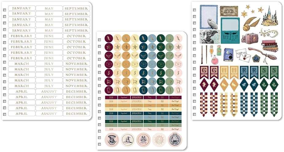 Harry Potter: Hogwarts 12-Month Undated Planner: (Harry Potter School Planner School, Harry Potter Gift, Harry Potter Stationery, Undated Planner) - Image 6
