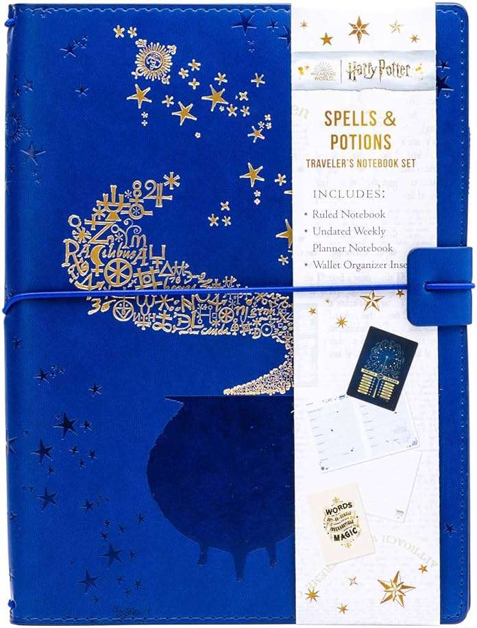Harry Potter: Spells and Potions Traveler's Notebook Set: (Refillable Notebook) - Image 2