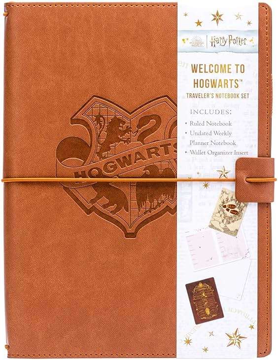 Harry Potter: Welcome To Hogwarts Traveler's Notebook Set: (Refillable Notebook) - Image 2