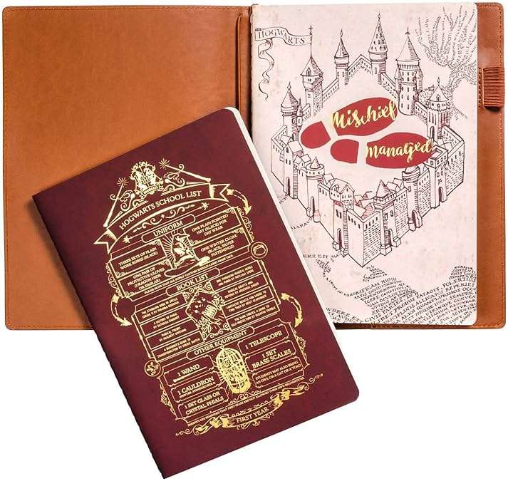 Harry Potter: Welcome To Hogwarts Traveler's Notebook Set: (Refillable Notebook) - Image 3
