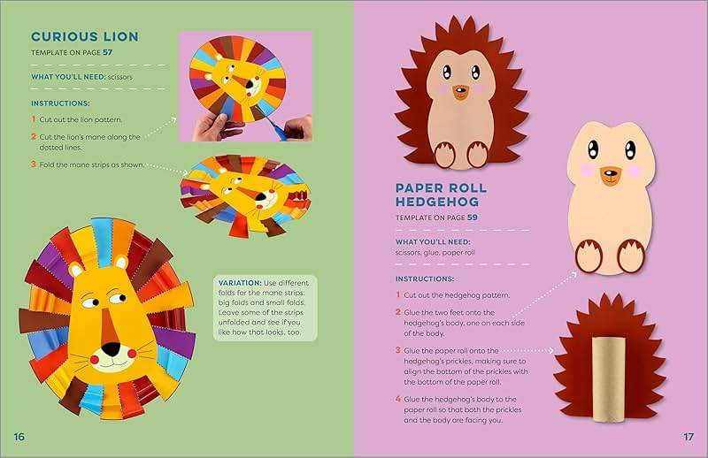 Paper Crafts for Kids: 25 Cut-Out Activities for Kids Ages 4-8 - Image 3