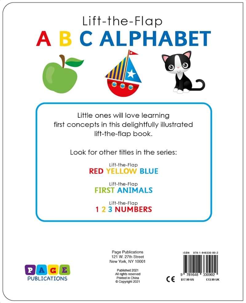 ABC Alphabet - Lift the Flap Activity Kids Books - Childrens Books, Toddler Books - Image 2