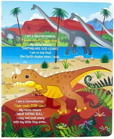 Learn About Dinosaurs - Lift the Flap Activity Kids Books - Childrens Books, Toddler Books - Image 6