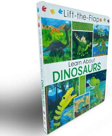 Learn About Dinosaurs - Lift the Flap Activity Kids Books - Childrens Books, Toddler Books - Image 7