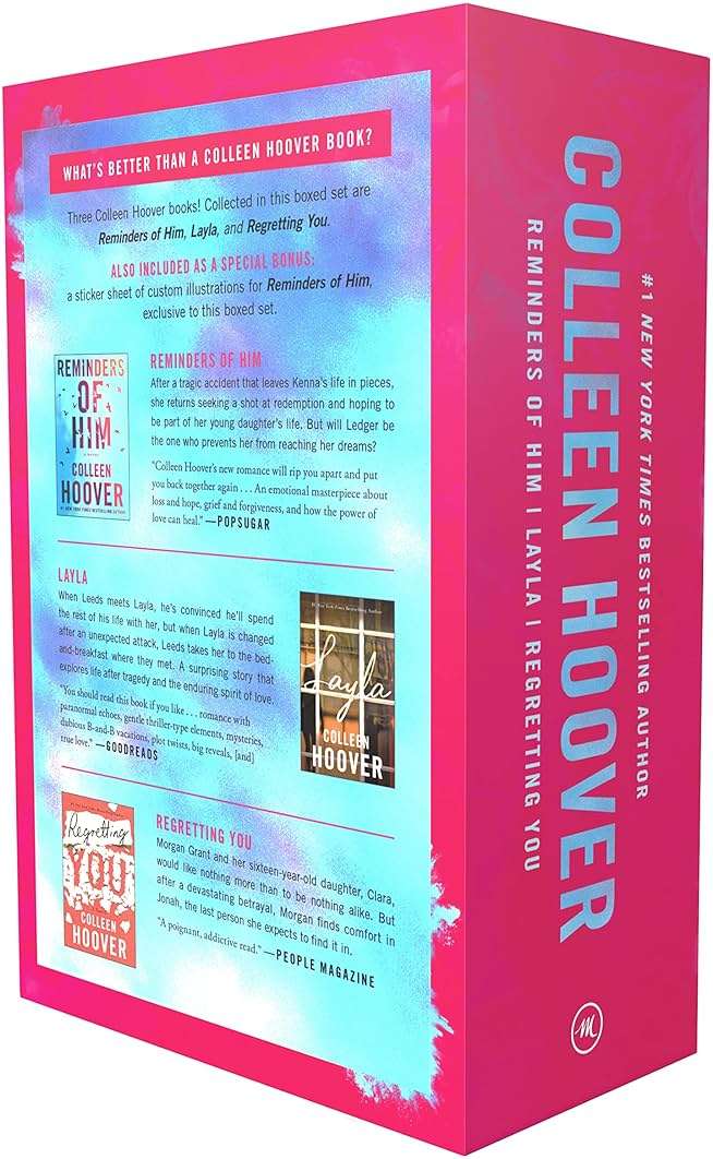Colleen Hoover 3-Book Boxed Set: Reminders of Him, Layla, Regretting You - Image 2