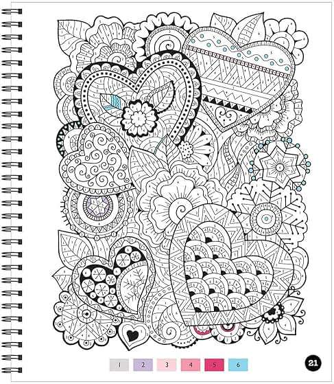 Brain Games - Color by Number: Stress-Free Coloring (Green) - Image 4