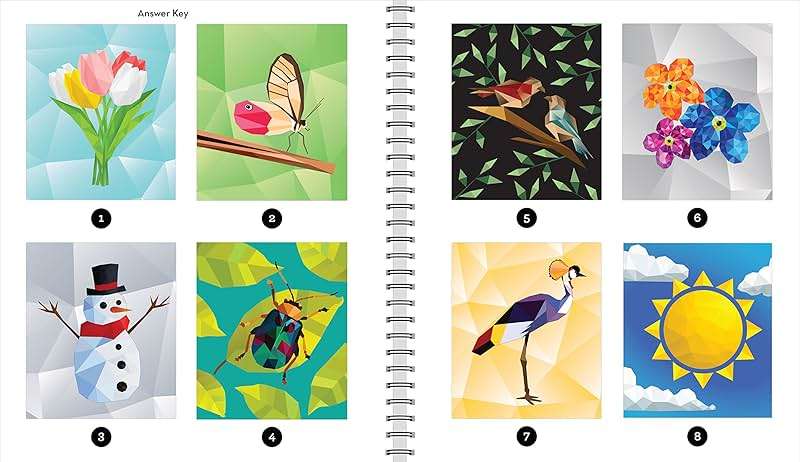 Brain Games - Sticker by Number: Nature (28 Images to Sticker) - Image 4
