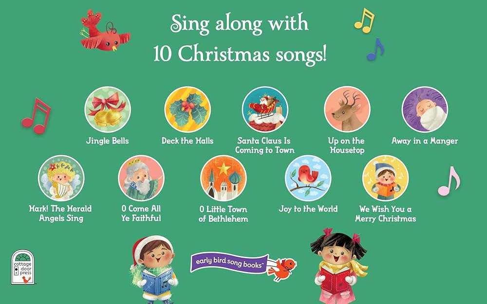 Christmas Songs: Interactive Children's Sound Book (10 Button Sound) - Image 2