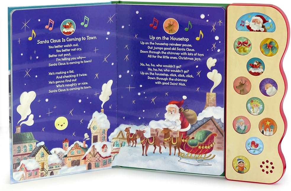 Christmas Songs: Interactive Children's Sound Book (10 Button Sound) - Image 7