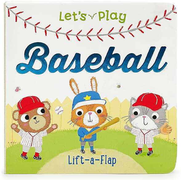 Let's Play Baseball! A Lift-a-Flap Board Book for Babies and Toddlers - Image 1