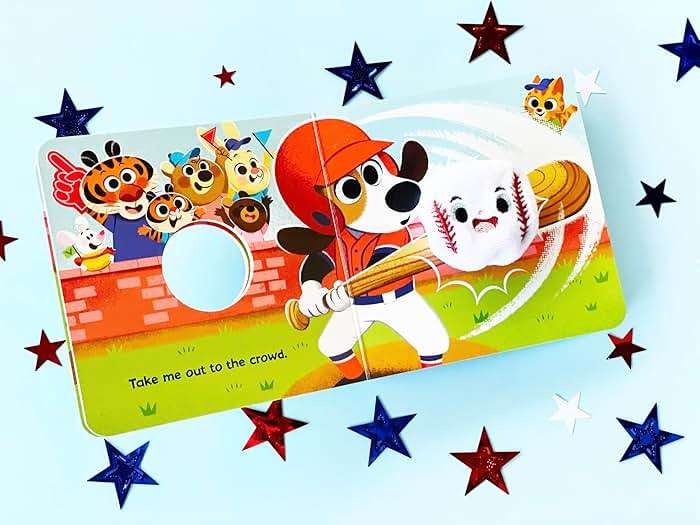 Let's Play Baseball! A Lift-a-Flap Board Book for Babies and Toddlers - Image 9