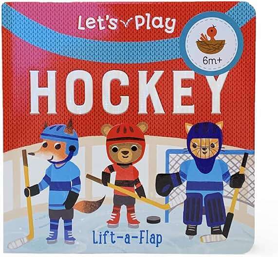 Let's Play Hockey! A Lift-a-Flap Board Book for Babies and Toddlers, Ages 1-4 - Image 1