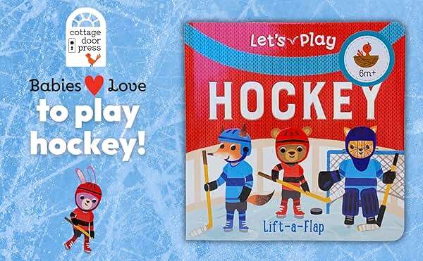 Let's Play Hockey! A Lift-a-Flap Board Book for Babies and Toddlers, Ages 1-4 - Image 2