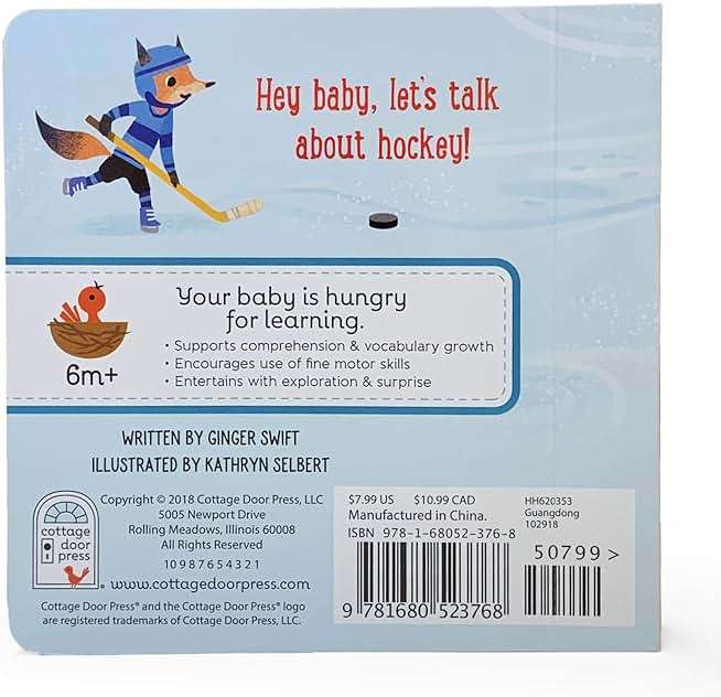 Let's Play Hockey! A Lift-a-Flap Board Book for Babies and Toddlers, Ages 1-4 - Image 11