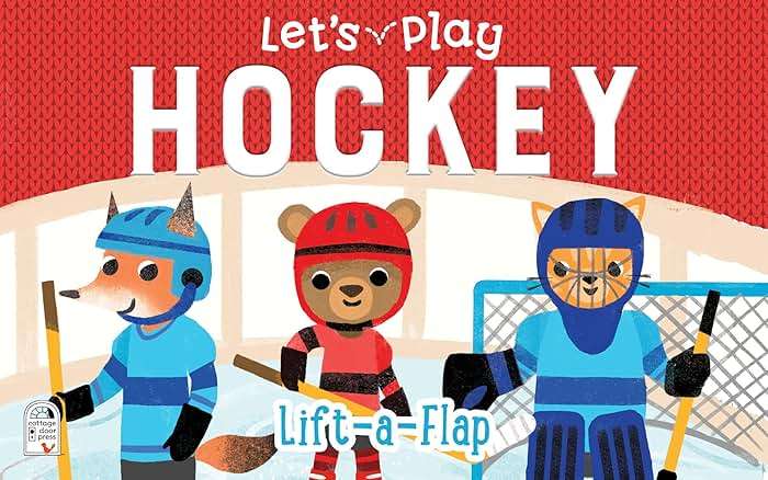 Let's Play Hockey! A Lift-a-Flap Board Book for Babies and Toddlers, Ages 1-4 - Image 9