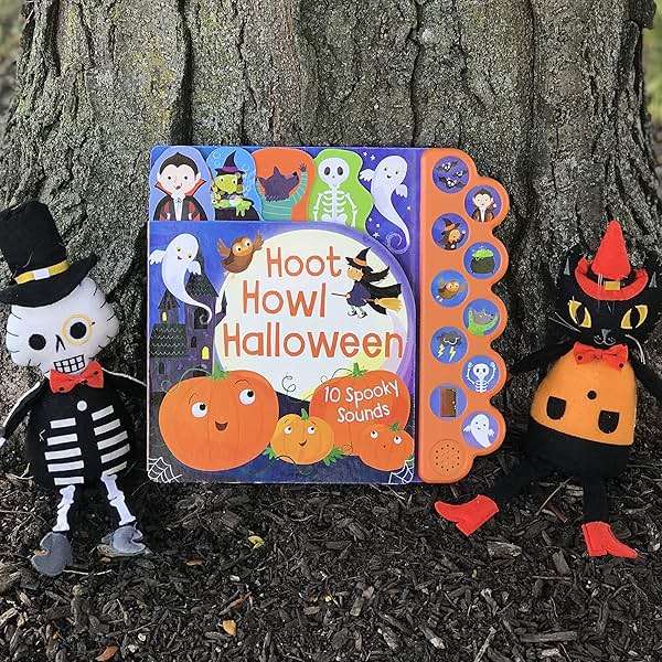 Hoot Howl Halloween 10-Button Sound Book for Little Trick-Or-Treaters (Interactive Children's Sound Book with 10 Spooky Sounds) - Image 4