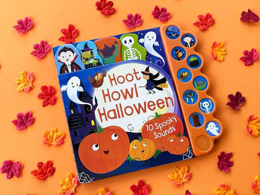Hoot Howl Halloween 10-Button Sound Book for Little Trick-Or-Treaters (Interactive Children's Sound Book with 10 Spooky Sounds) - Image 8