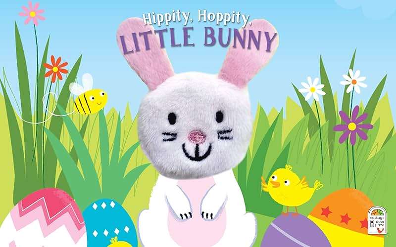 Hippity, Hoppity, Little Bunny - Finger Puppet Board Book for Easter Basket Gifts or Stuffer Ages 0-3 - Image 2