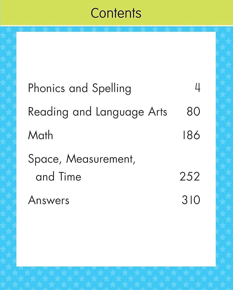 First Grade Big Workbook Ages 6 - 7: 220+ Activities, Phonics, Spelling, Reading, Language Arts, Math, Space, Measurement and Time (Gold Stars Series) - Image 3