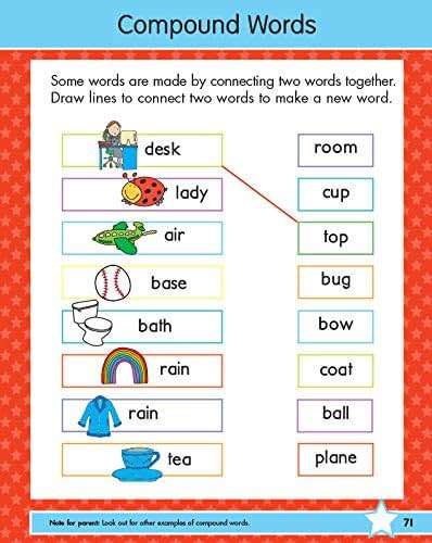 First Grade Big Workbook Ages 6 - 7: 220+ Activities, Phonics, Spelling, Reading, Language Arts, Math, Space, Measurement and Time (Gold Stars Series) - Image 5
