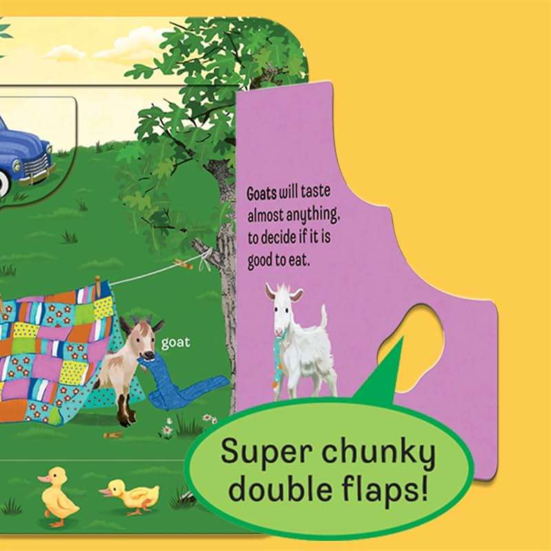 Moo Peek-a-Flap Gift Set: Includes Lift-A-Flap Board Book and Cuddly Plush Toy Friend for Birthdays, Baby Showers, Christmas and Easter Basket Stuffers - Image 8
