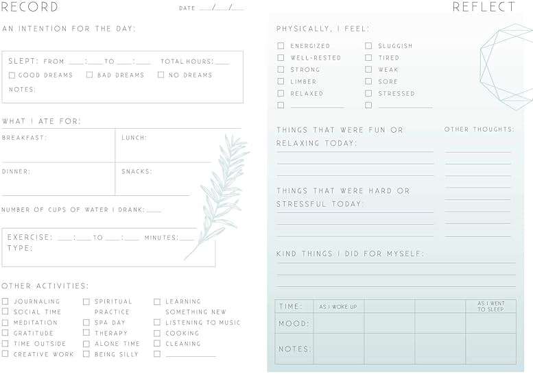 Self-Care: A Day and Night Reflection Journal (Inner World) - Image 4