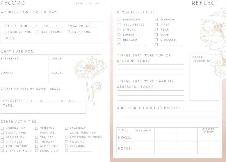 Self-Care: A Day and Night Reflection Journal (Inner World) - Image 5