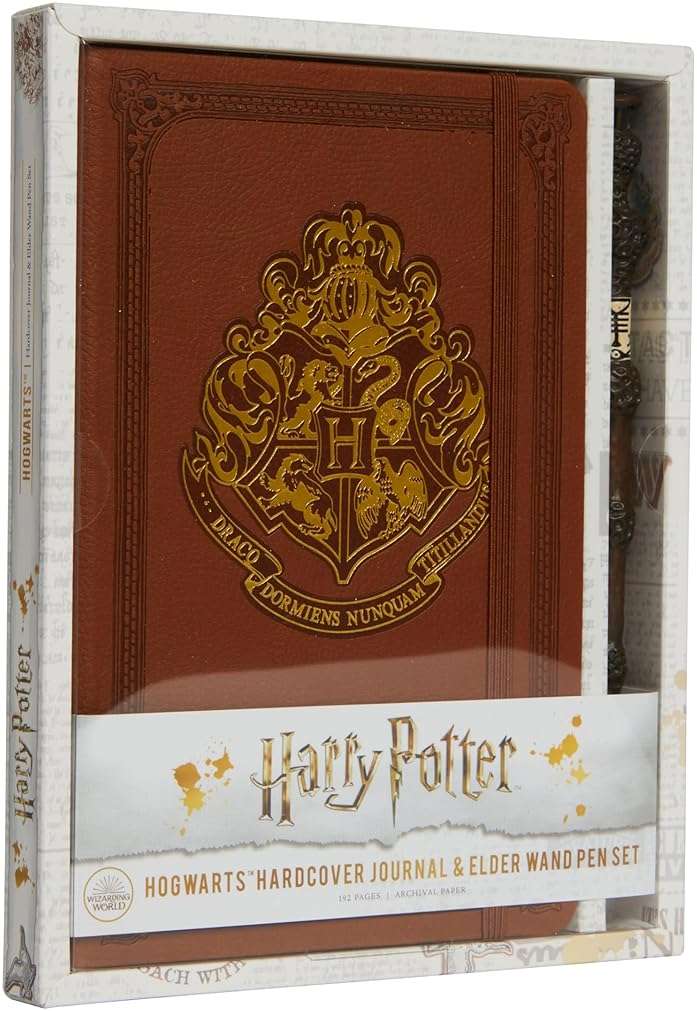 Harry Potter: Hogwarts Hardcover Journal and Elder Wand Pen Set - Image 1