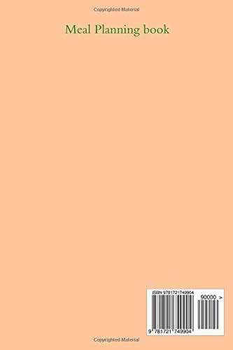 Meal Planning book: Meal Planner Tracker Daily food journal Planning Notebook Notepad with Own Grocery List Planning. - Image 2