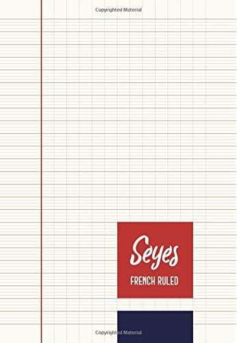 Seyes French Ruled Notebook - Journal - A5 - Creme Paper: To Write In - 8mm Lining Handwriting Paper | 110 Pages | Perfect Binding | Durable Softcover - Image 1