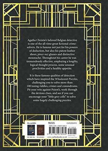Hercule Poirot Whodunit Puzzles: Exercise Your Little Grey Cells to Solve Over 100 Riddles, Conundrums and Crimes Inspired by Agatha Christie's Great Detective - Image 2