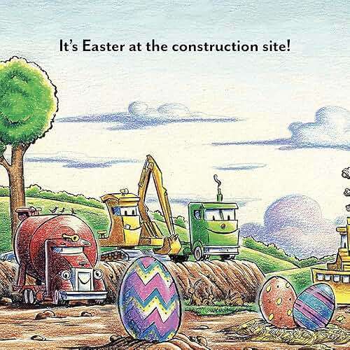 Construction Site: Spring Delight: An Easter Lift-the-Flap Book (Goodnight Construction Site) - Image 2