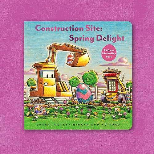 Construction Site: Spring Delight: An Easter Lift-the-Flap Book (Goodnight Construction Site) - Image 5
