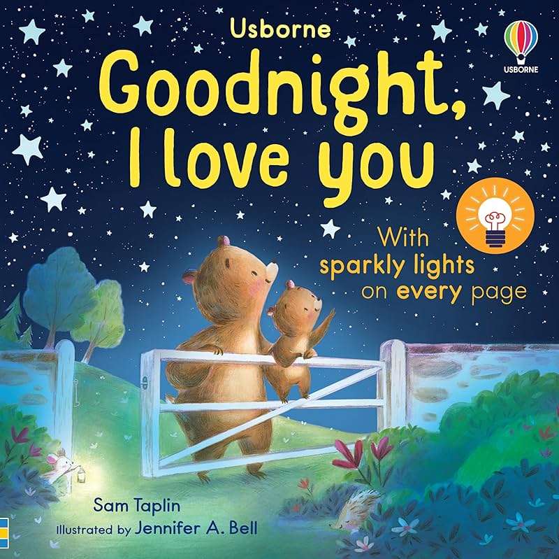 Goodnight, I Love You: A Luminous Bedtime Book with Real Lights on Each Page – The Perfect Cozy Rhyming Story to Wind Down With (Twinkly Twinkly, 1) - Image 1