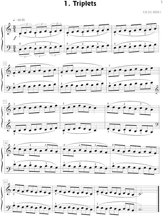 Schaum Fingerpower Level Three for Piano Players | Beginner Piano Book for Kids with Finger Strength Exercises | Sheet Music for All Piano Methods | ... (Schaum Publications Fingerpower(R)) - Image 5