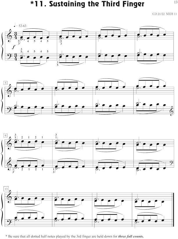 Schaum Fingerpower Level Three for Piano Players | Beginner Piano Book for Kids with Finger Strength Exercises | Sheet Music for All Piano Methods | ... (Schaum Publications Fingerpower(R)) - Image 6