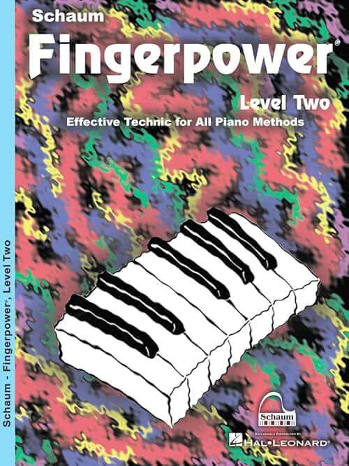 Schaum Fingerpower - Level 2 Piano Technique Book | Finger Strength Exercises for Intermediate Players | Sheet Music for Beginner Piano Book for Kids | Piano Technic Series for All Ages and Methods - Image 1