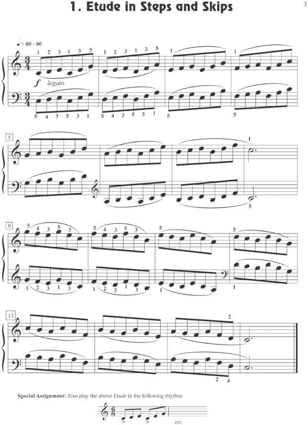 Schaum Fingerpower - Level 2 Piano Technique Book | Finger Strength Exercises for Intermediate Players | Sheet Music for Beginner Piano Book for Kids | Piano Technic Series for All Ages and Methods - Image 5