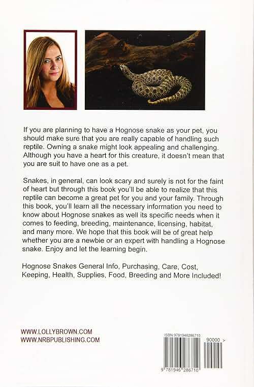 Hognose Snakes: Hognose Snakes General Info, Purchasing, Care, Cost, Keeping, Health, Supplies, Food, Breeding and More Included! A Pet Care Guide for Hognose Snakes - Image 2