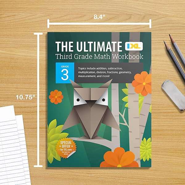The IXL Ultimate 3rd Grade Math Workbook, Activity Book for Kids Ages 8-9 Covering Addition, Subtraction, Multiplication, Division, Fractions, Geometry, and More Mathematics (IXL Ultimate Workbooks) - Image 6