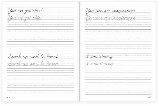 The Cursive Handwriting Workbook for Teens: Learn the Art of Penmanship in this Cursive Writing Practice book with Motivational Quotes and Activities for Young Adults and Teenagers - Image 10