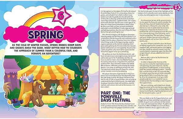 Renegade Game Studios My Little Pony RPG Seasonal Adventures Expansion Hardcover Sourcebook Book - Image 8