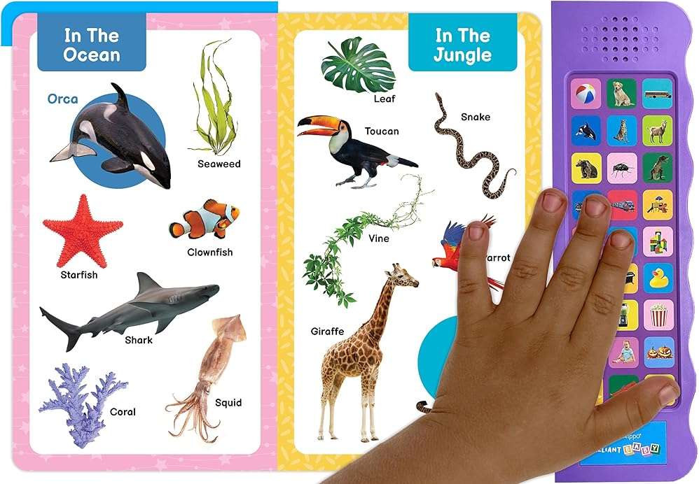 Little Hippo Books Listen and Learn First Words Book | Preschool Educational Sound Books for Kids | Brilliant Baby Educational Books & Kids Books | ... (Brilliant Baby® Early Learning Collection) - Image 3
