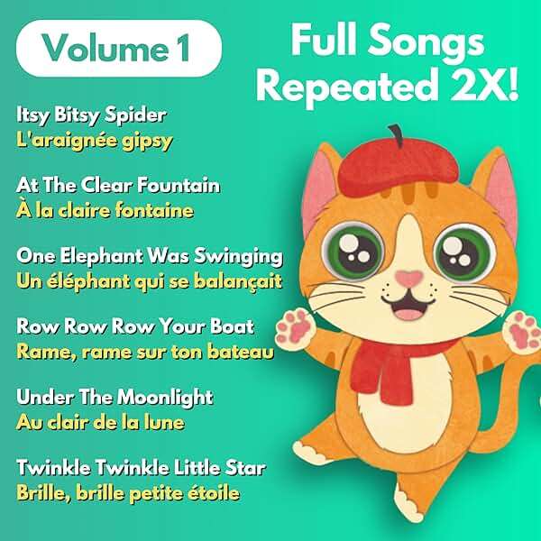 Lulu Learns French Vol. 1 — Interactive Sound Board Book for Toddlers 1-3, Bilingual English & French Songs & Music, Talking Musical Learning Toy and Gift for Babies & Kids - Image 3