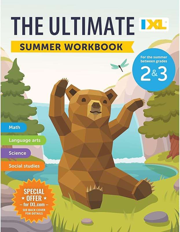 IXL Ultimate Summer 2nd to 3rd Grade Workbooks, Math, Reading Comprehension, Language Arts, Geography, Science, Social Studies, and Writing Practice for Kids (IXL Ultimate Summer Workbooks) - Image 1