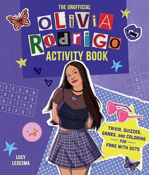 The Unofficial Olivia Rodrigo Activity Book: Trivia, Quizzes, Games, and Coloring for Fans with Guts - Image 1