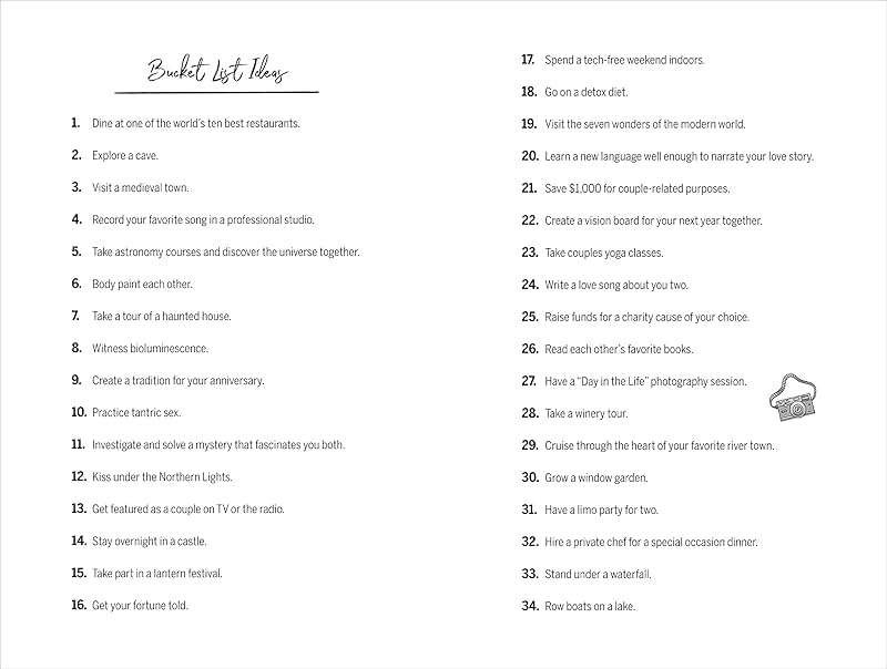Our Bucket List: A Journal for Couples: Create Your Dream Life Together and Record Your Adventures - Image 5